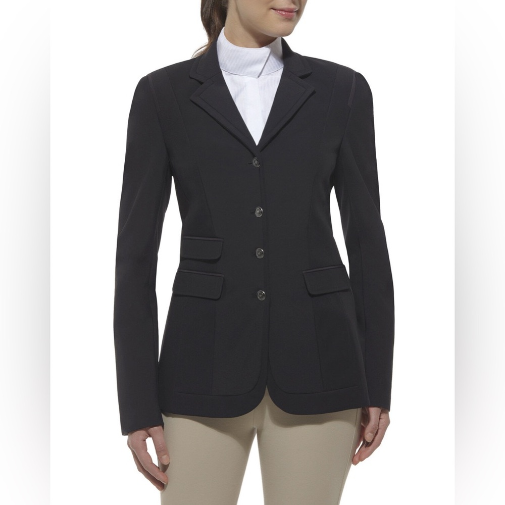 Ariat Pro Series Platinum Show Coat
Black
Women’s Size 4? See Measurements